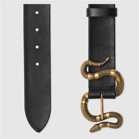 gucci snake buckle belt